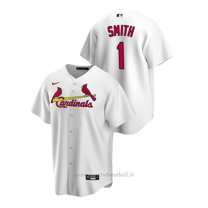 Maglia Baseball Uomo St. Louis Cardinals Ozzie Smith Replica Primera Bianco